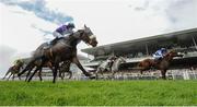 28 July 2016; Total Demolition, with Conor Hoban up, right, on their way to winnig the Hop House 13 Handicap ahead of Marshall Jennings, left, with Shane Foley up, who finished second, at the Galway Races in Ballybrit, Co Galway. Photo by Cody Glenn/Sportsfile