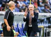 28 July 2016; Cork City manager John Caulfield during the UEFA Europa League Third Qualifying Round 1st Leg match between KRC Genk and Cork City at the Cristal Arena in Genk, Belgium. Photo by Christian Deutzmann/Sportsfile