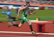 7 July 2016; Team Ireland athlete Thomas Barr in action during the Men's 400m Hurdles semi-finals on day two of the 23rd European Athletics Championships at the Olympic Stadium in Amsterdam, Netherlands. Photo by Brendan Moran/Sportsfile