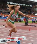 8 July 2016; Michelle Finn of Ireland in action during round one of the Women's 3000m steeplechase on day three of the 23rd European Athletics Championships at the Olympic Stadium in Amsterdam, Netherlands. Photo by Brendan Moran/Sportsfile