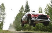29 July 2016; Kris Meeke of Northern Ireland and Paul Nagle of Ireland compete in their Citroen D3S during Mokkipera, SS2 of the Neste WRC Rally Finland in, Hoytia, Finland. Photo by Philip Fitzpatrick/Sportsfile