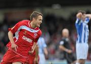 25 September 2010; Matthew Blinkhorn, Sligo Rovers, celebrates after scoring his side's first goal. EA Sports Cup Final, Sligo Rovers v Monaghan United, The Showgrounds, Sligo. Picture credit: Barry Cregg / SPORTSFILE