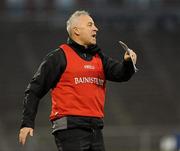 25 September 2010; St Galls manager Lenny Harbinson. Antrim County Senior Football Championship Final, Erins Own GAC Cargin v St Galls, Casement Park, Belfast, Co. Antrim. Picture credit: Oliver McVeigh / SPORTSFILE