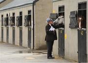 29 July 2016; A general view of the stables at the Galway Races in Ballybrit, Co Galway. Photo by Cody Glenn/Sportsfile