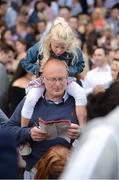 29 July 2016; Faces in the crowd at the Galway Races in Ballybrit, Co Galway. Photo by Cody Glenn/Sportsfile