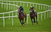 29 July 2016; Triplicate, left, with Donnacha O'Brien up, on their way to winning the Guinness European Breeders Fund Maiden ahead of Zulu Alpha, with Pat Smullen up, at the Galway Races in Ballybrit, Co Galway. Photo by Cody Glenn/Sportsfile