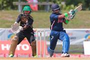 29 July 2016; Fahad Babar of USA Select IX in action against CPL Select XI during a friendly match at Central Broward Stadium in Fort Lauderdale, Florida, USA. Photo by Ashley Allen/Sportsfile