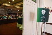 30 July 2016; A general view during the FAI AGM at The Hotel Minella in Clonmel, Co Tipperary. Photo by David Maher/Sportsfile
