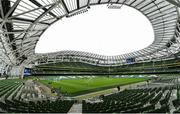 30 July 2016; A general view of the stadium ahead of the International Champions Cup match between Glasgow Celtic and Barcelona at the Aviva Stadium in Dublin. Photo by Seb Daly/Sportsfile