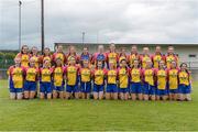 30 July 2016; The Roscommon team before the All Ireland Ladies Football Minor ‘B’ Championship Final 2016 match between Meath and Roscommon at St Loman's in Mullingar, Co Westmeath. Photo by Eóin Noonan/Sportsfile