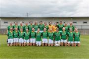 30 July 2016; The Meath team before the All Ireland Ladies Football Minor ‘B’ Championship Final 2016 match between Meath and Roscommon at St Loman's in Mullingar, Co Westmeath. Photo by Eóin Noonan/Sportsfile