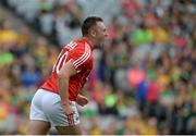30 July 2016; Paul Kerrigan of Cork celebrates after scoring his side's first goal during the GAA Football All-Ireland Senior Championship Round 4B match between Donegal and Cork at Croke Park in Dublin. Photo by Daire Brennan/Sportsfile