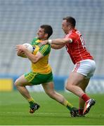 30 July 2016; Frank McGlynn of Donegal in action against Paul Kerrigan of Cork during the GAA Football All-Ireland Senior Championship Round 4B match between Donegal and Cork at Croke Park in Dublin. Photo by Daire Brennan/Sportsfile