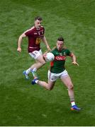 30 July 2016; Evan Regan of Mayo in action against Jamie Gonoud of Westmeath during the GAA Football All-Ireland Senior Championship Round 4B match between Westmeath and Mayo at Croke Park in Dublin. Photo by Daire Brennan/Sportsfile