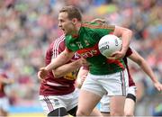 30 July 2016; Andy Moran of Mayo in action against Kieran Martin of Westmeath during the GAA Football All-Ireland Senior Championship Round 4B match between Westmeath and Mayo at Croke Park in Dublin. Photo by Oliver McVeigh/Sportsfile