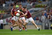 30 July 2016; Jamie Gonoud of Westmeath in action against Evan Regan of Mayo during the GAA Football All-Ireland Senior Championship Round 4B match between Westmeath and Mayo at Croke Park in Dublin. Photo by Ray McManus/Sportsfile