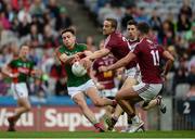 30 July 2016; Jason Doherty of Mayo in action against Kevin Maguire of Westmeath during the GAA Football All-Ireland Senior Championship Round 4B match between Westmeath and Mayo at Croke Park in Dublin. Photo by Daire Brennan/Sportsfile