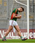 30 July 2016; Aidan O'Shea of Mayo celebrates after scoring his side's third goal during the GAA Football All-Ireland Senior Championship Round 4B match between Westmeath and Mayo at Croke Park in Dublin. Photo by Daire Brennan/Sportsfile