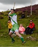 30 July 2016; Colm Callanan of Galway competing in the M Donnelly All-Ireland Poc Fada in the Annaverna Mountain, Ravensdale, Co Louth. Photo by Piaras Ó Mídheach/Sportsfile