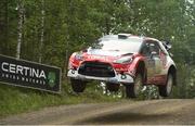 31 July 2016; Craig Breen Ireland and Scott Martin Great Britain compete in their Citroen D3S WRC during SS18, Paijala of the FIA Neste WRC Rally Finland in, Kotiranta, Finland. Photo by Philip Fitzpatrick/Sportsfile
