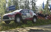 31 July 2016; Kris Meeke of Northern Ireland and Paul Nagle of Ireland compete in their Citoren D3 WRC during Quninpohja, SS13 of the FIA Neste WRC Rally Finland in,AIhojarvi Finland. Photo by Philip Fitzpatrick/Sportsfile