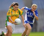 26 September 2010; Niamh Hegarty, Donegal, in action against Mary Foley, Waterford. TG4 All-Ireland Intermediate Ladies Football Championship Final, Donegal v Waterford, Croke Park, Dublin. Picture credit: Ray McManus / SPORTSFILE