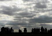 26 September 2010; A general view of David Mortimer teeing off on the 17th. Ladbrokes.com Irish PGA Championship, Seapoint Golf Club, Co. Louth. Photo by Sportsfile