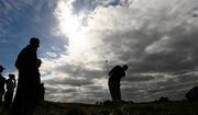 26 September 2010; A general view of David Mortimer hitting his 2nd shot on the 16th. Ladbrokes.com Irish PGA Championship, Seapoint Golf Club, Co. Louth. Photo by Sportsfile