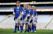 27 September 2010; 300 children from all over the country realised their dreams today when they got to play a match in the world-famous Croke Park stadium as part of the 2010 Vhi Cúl Day Out. The Vhi Cúl Day Out is a nationwide competition which was open to all 80,000 children who attended one of the 1000 Vhi GAA Cúl Camps held over the course of the summer. Today’s lucky 300 winners got to train and play a match in the world-famous stadium. GAA heroes such as Bernard Brogan, Anthony Daly and Eoin Kelly as well as other hurling, football, camogie and handball stars around the country were there to work with the children on the day to help them develop their skills and reinforce their passion for the game. Pictured is Dara Gilhooly, age 10, from Carrick-on-Shannon, Co. Leitrim. Vhi GAA Cúl Day Out 2010, Croke Park, Dublin. Picture credit: Brendan Moran / SPORTSFILE
