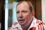 28 September 2010; Munster head coach Tony McGahan speaking during a press conference ahead of their Celtic League match against Leinster on Saturday. McCarthy's Tennis Village, Model Farm Road, Cork. Picture credit: Barry Cregg / SPORTSFILE