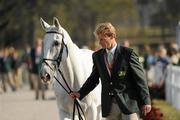 29 September 2010; Mark Kyle and Step in Time during the First Horse Inspection before Dressage at the 2010 Alltech FEI World Equestrian Games. Kentucky Horse Park, Lexington, Kentucky, USA. Picture credit: Ray McManus / SPORTSFILE
