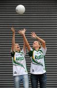 30 September 2010; TG4 presenters Máire Treasa Ní Dhubhghaill, left, and Sinéad Ní Loideáin at the launch of the Irish International Rules team jersey. Gleeson’s Sports Scene, Upper William St, Limerick. Picture credit: Diarmuid Greene / SPORTSFILE