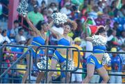 30 July 2016;Barbados Tridents cheerleaders during the Hero Caribbean Premier League (CPL) Match 28 between Barbados Tridents and  Guyana Amazon Warriors at Central Broward Stadium in Fort Lauderdale, Florida, USA. Photo by Ashley Allen/Sportsfile