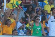 30 July 2016; Guyana Amazon Warriors fan during the Hero Caribbean Premier League (CPL) Match 28 between Barbados Tridents and  Guyana Amazon Warriors at Central Broward Stadium in Fort Lauderdale, Florida, USA. Photo by Ashley Allen/Sportsfile