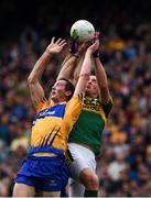 31 July 2016; Cathal O'Connor, left, and Gary Brennan of Clare in action against Kieran Donaghy of Kerry during the GAA Football All-Ireland Senior Championship Quarter-Final match between Clare and Kerry at Croke Park in Dublin. Photo by Ray McManus/Sportsfile