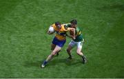 31 July 2016; Cathal McMahon of Clare in action against Paul Murphy of Kerry during the GAA Football All-Ireland Senior Championship Quarter-Final match between Clare and Kerry at Croke Park in Dublin. Photo by Daire Brennan/Sportsfile