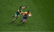 31 July 2016; Cathal O'Connor of Clare in action against Tadhg Murphy of Kerry during the GAA Football All-Ireland Senior Championship Quarter-Final match between Clare and Kerry at Croke Park in Dublin. Photo by Daire Brennan/Sportsfile
