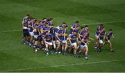 31 July 2016; The Tipperary panel break from the team photo prior to the GAA Football All-Ireland Senior Championship Quarter-Final match between Galway and Tipperary at Croke Park in Dublin. Photo by Daire Brennan/Sportsfile