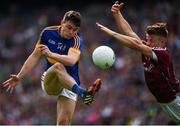 31 July 2016; Michael Quinlivan of Tipperary in action against Eoghan Kerin of Galway during the GAA Football All-Ireland Senior Championship Quarter-Final match between Galway and Tipperary at Croke Park in Dublin. Photo by Ray McManus/Sportsfile