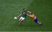 31 July 2016; James O'Donoghue of Kerry in action against Pádraic Collins of Clare during the GAA Football All-Ireland Senior Championship Quarter-Final match between Clare and Kerry at Croke Park in Dublin. Photo by Daire Brennan/Sportsfile