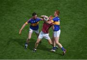 31 July 2016; Declan Kyne of Galway in action against Jimmy Feehan, left, and George Hannigan of Tipperary during the GAA Football All-Ireland Senior Championship Quarter-Final match between Galway and Tipperary at Croke Park in Dublin. Photo by Daire Brennan/Sportsfile