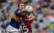 31 July 2016; Brian Fox of Tipperary in action against Danny Cummins  of Galway during the GAA Football All-Ireland Senior Championship Quarter-Final match between Galway and Tipperary at Croke Park in Dublin. Photo by Piaras Ó Mídheach/Sportsfile