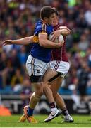 31 July 2016; Robbie Kiely of Tipperary in action against Eoghan Kerin of Galway during the GAA Football All-Ireland Senior Championship Quarter-Final match between Galway and Tipperary at Croke Park in Dublin. Photo by Ray McManus/Sportsfile