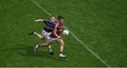 31 July 2016; Eoghan Kerin of Galway in action against Kevin O'Halloran of Tipperary during the GAA Football All-Ireland Senior Championship Quarter-Final match between Galway and Tipperary at Croke Park in Dublin. Photo by Daire Brennan/Sportsfile