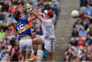31 July 2016; Conor Sweeney of Tipperary scores his side's third goal past Galway goalkeeper Bernard Power during the GAA Football All-Ireland Senior Championship Quarter-Final match between Galway and Tipperary at Croke Park in Dublin. Photo by Piaras Ó Mídheach/Sportsfile