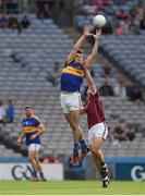 31 July 2016; Michael Quinlivan of Tipperary in action against Liam Silke of Galway during the GAA Football All-Ireland Senior Championship Quarter-Final match between Galway and Tipperary at Croke Park in Dublin. Photo by Ray McManus/Sportsfile