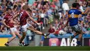 31 July 2016; Damien Comer of Galway scores his side's first goal during the GAA Football All-Ireland Senior Championship Quarter-Final match between Galway and Tipperary at Croke Park in Dublin. Photo by Piaras Ó Mídheach/Sportsfile