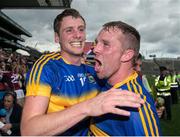 31 July 2016; Conor Sweeney, left, and Peter Acheson of Tipperary celebrate after the GAA Football All-Ireland Senior Championship Quarter-Final match between Galway and Tipperary at Croke Park in Dublin. Photo by Ray McManus/Sportsfile