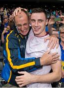 31 July 2016; The Tipperary full back Alan Campbell with his dad Tommy after the GAA Football All-Ireland Senior Championship Quarter-Final match between Galway and Tipperary at Croke Park in Dublin. Photo by Ray McManus/Sportsfile