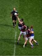 31 July 2016; Michael Quinlivan, and George Hannigan of Tipperary compete for the throw-in against Thomas Flynn, left, and Paul Conroy of Galway during the GAA Football All-Ireland Senior Championship Quarter-Final match between Galway and Tipperary at Croke Park in Dublin. Photo by Daire Brennan/Sportsfile